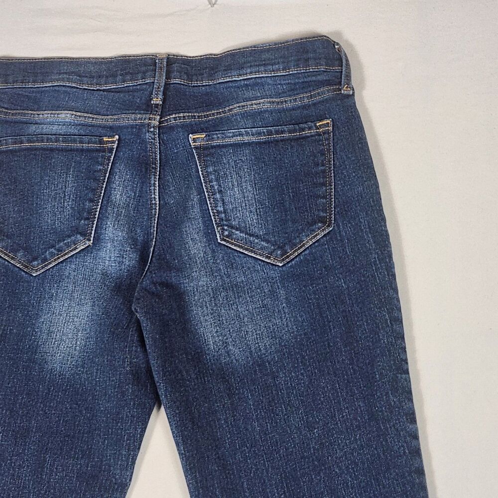 Old Navy Original Mid Rise Jeans Womens Size 6 Regular Blue Stretch Skinny Denim - Picture 6 of 12